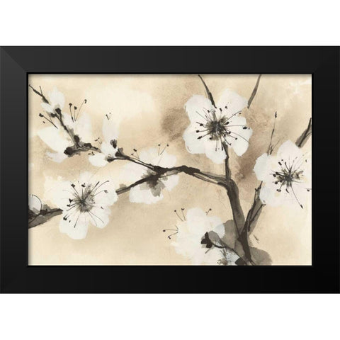 Spring Blossoms I Crop Black Modern Wood Framed Art Print by Paschke, Chris