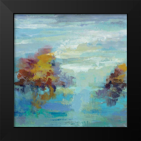Morning Mist I Black Modern Wood Framed Art Print by Vassileva, Sylvia