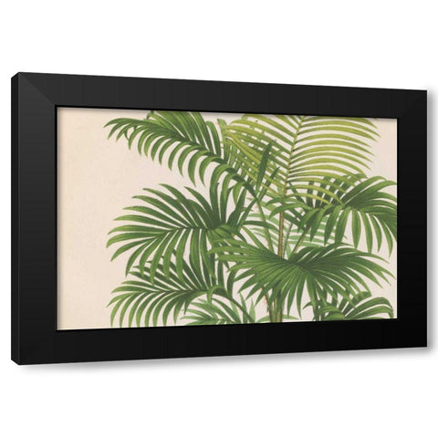 Palmier PL X Crop Black Modern Wood Framed Art Print by Wild Apple Portfolio