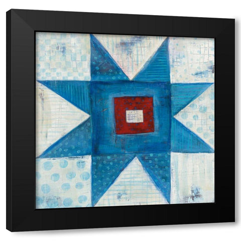 Modern Americana II Black Modern Wood Framed Art Print by Averinos, Melissa
