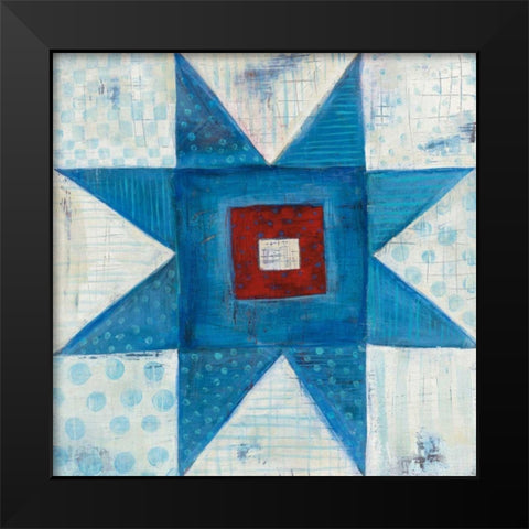 Modern Americana II Black Modern Wood Framed Art Print by Averinos, Melissa