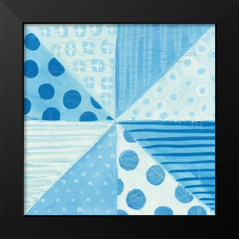 Modern Americana VIII Blue Black Modern Wood Framed Art Print by Averinos, Melissa