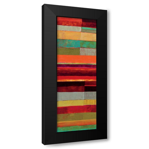 Fields of Color II Black Modern Wood Framed Art Print with Double Matting by Davies, Jane
