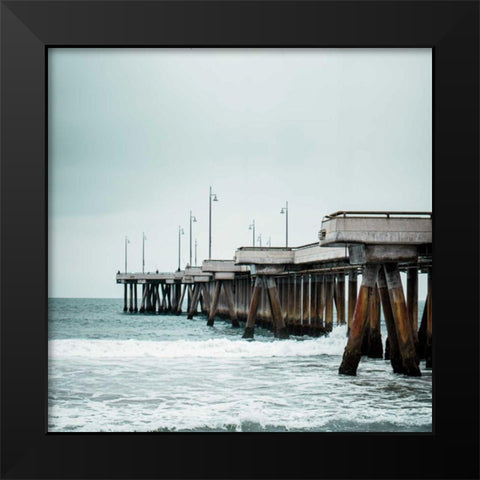 Pacific Cool II Black Modern Wood Framed Art Print by Urquhart, Elizabeth