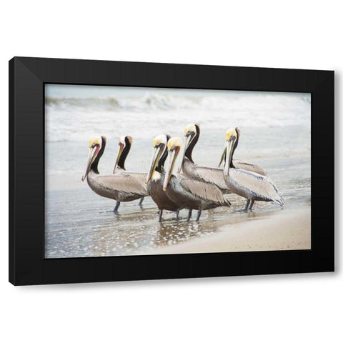 Pacific Cool IV Crop Black Modern Wood Framed Art Print by Urquhart, Elizabeth