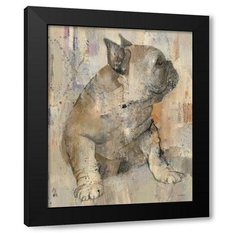 Duke Black Modern Wood Framed Art Print by Hristova, Albena
