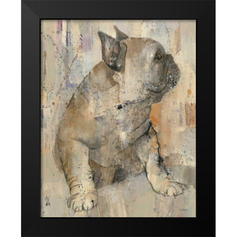 Duke Black Modern Wood Framed Art Print by Hristova, Albena