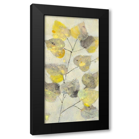 Aspen Branch I Black Modern Wood Framed Art Print with Double Matting by Hristova, Albena
