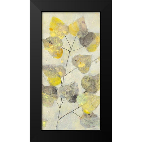 Aspen Branch I Black Modern Wood Framed Art Print by Hristova, Albena