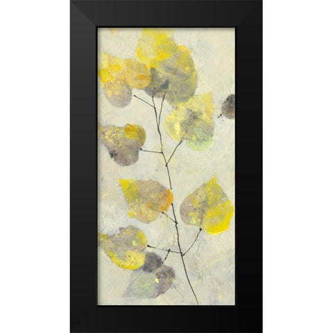 Aspen Branch II Black Modern Wood Framed Art Print by Hristova, Albena