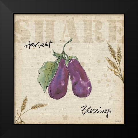 Farmers Feast  Harvest III Black Modern Wood Framed Art Print by Tavoletti, Anne