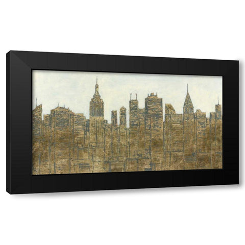 Lavish Skyline Black Modern Wood Framed Art Print with Double Matting by Wiens, James
