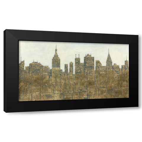 Lavish Skyline Black Modern Wood Framed Art Print by Wiens, James