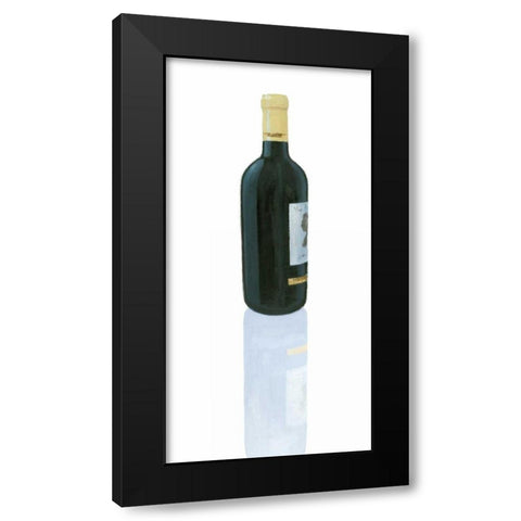 Wine Stance III Black Modern Wood Framed Art Print with Double Matting by Fabiano, Marco