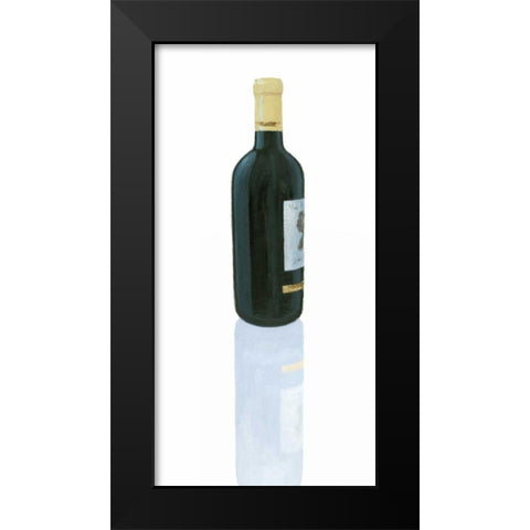 Wine Stance III Black Modern Wood Framed Art Print by Fabiano, Marco