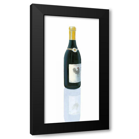 Wine Stance IV Black Modern Wood Framed Art Print with Double Matting by Fabiano, Marco
