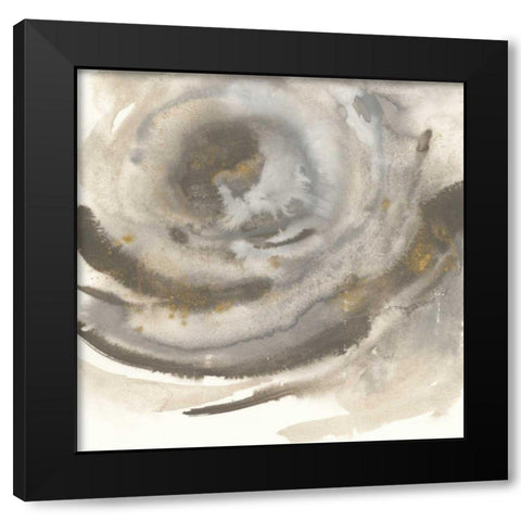 Gold Dust Nebula II Black Modern Wood Framed Art Print by Paschke, Chris
