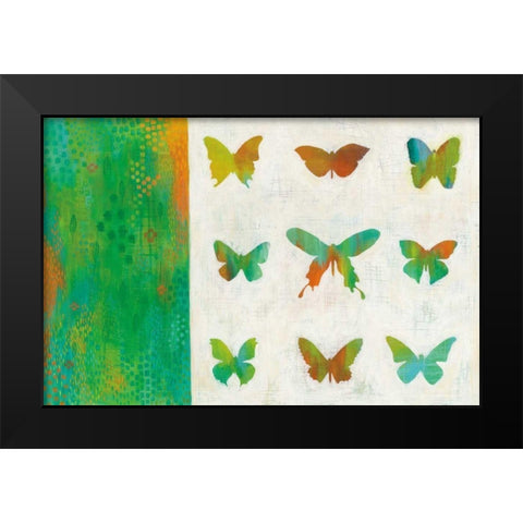 Flight Patterns II Crop Black Modern Wood Framed Art Print by Averinos, Melissa