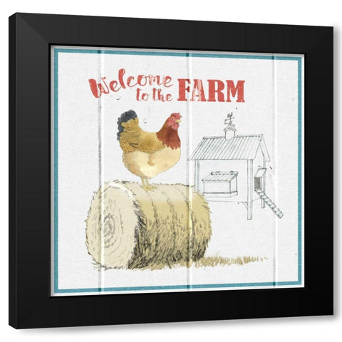 Farm To Table V Black Modern Wood Framed Art Print with Double Matting by Grove, Beth