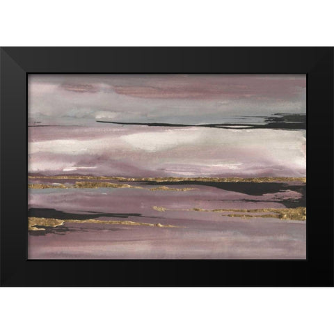 Gilded Storm III Black Modern Wood Framed Art Print by Paschke, Chris