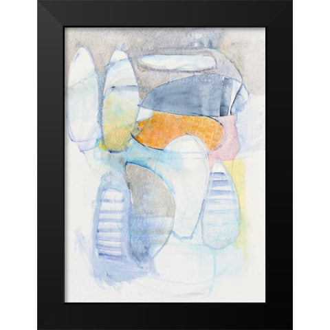 Beneath the Surface I Black Modern Wood Framed Art Print by Schick, Mike