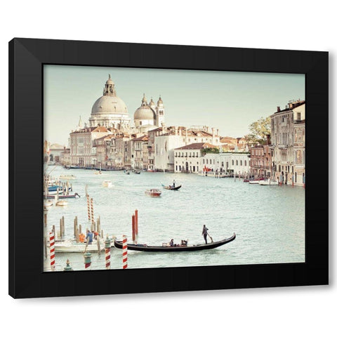 Grand Canal Black Modern Wood Framed Art Print by Bevan, Keri