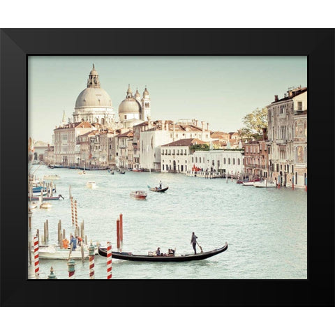 Grand Canal Black Modern Wood Framed Art Print by Bevan, Keri