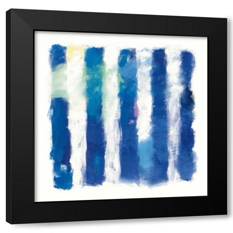 Rhythm and Hue on White Black Modern Wood Framed Art Print by Schick, Mike