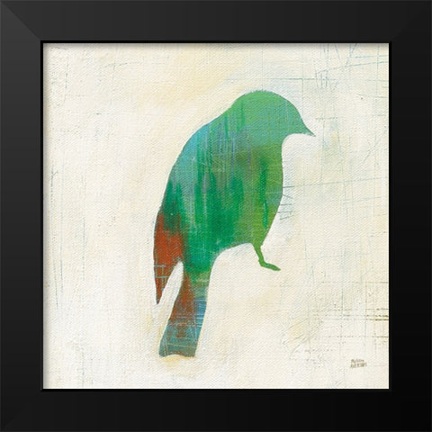Flight Patterns Bird III Black Modern Wood Framed Art Print by Averinos, Melissa