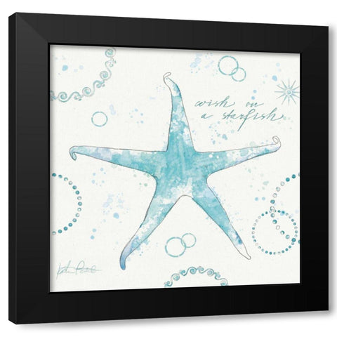 Coastal Splash I Black Modern Wood Framed Art Print with Double Matting by Pertiet, Katie