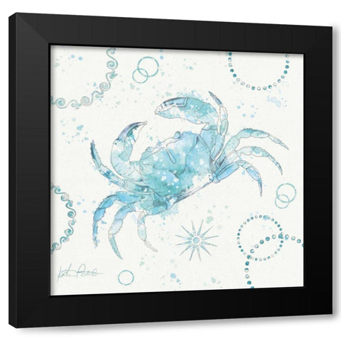 Coastal Splash IV Black Modern Wood Framed Art Print with Double Matting by Pertiet, Katie