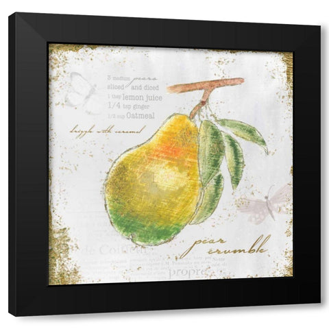 Garden Treasures III Black Modern Wood Framed Art Print with Double Matting by Adams, Emily