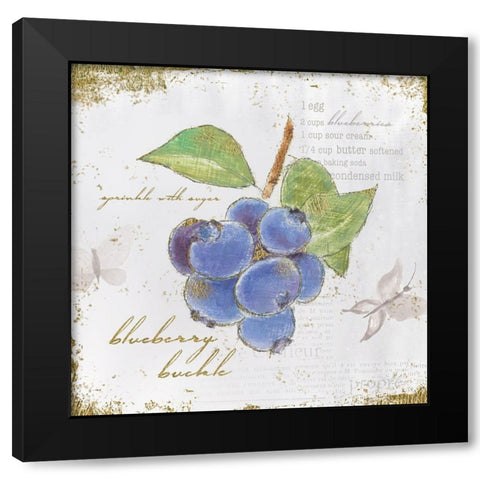 Garden Treasures V Black Modern Wood Framed Art Print with Double Matting by Adams, Emily