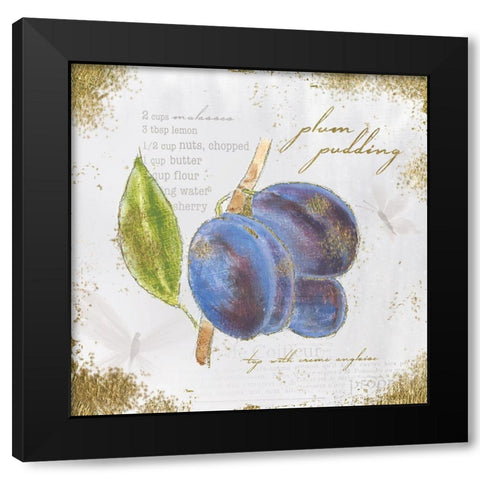 Garden Treasures VI Black Modern Wood Framed Art Print with Double Matting by Adams, Emily