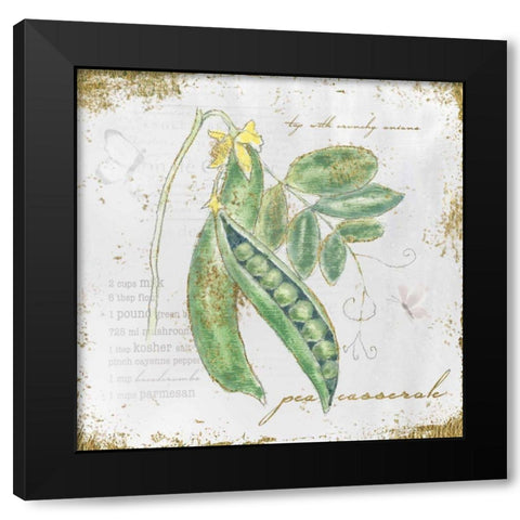 Garden Treasures X Black Modern Wood Framed Art Print by Adams, Emily