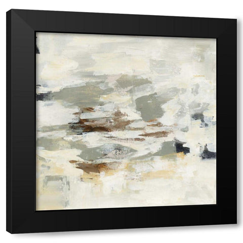 Steps on Stones II Black Modern Wood Framed Art Print by Vassileva, Silvia