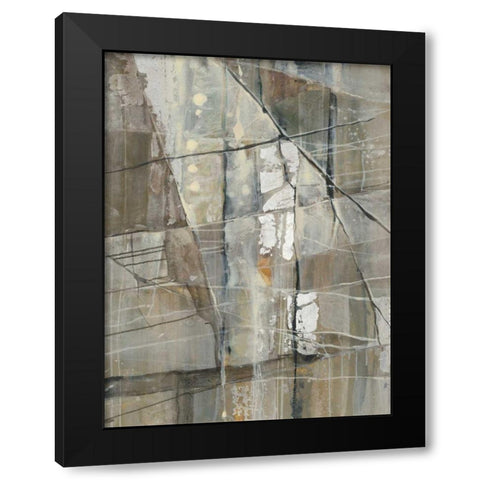 Silver III Crop Black Modern Wood Framed Art Print by Hristova, Albena