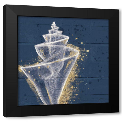 Calm Seas VIII no Words Black Modern Wood Framed Art Print by Penner, Janelle