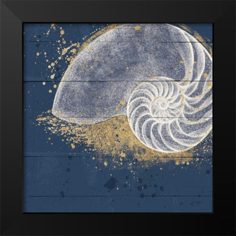 Calm Seas IX no Words Black Modern Wood Framed Art Print by Penner, Janelle
