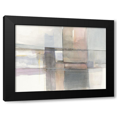 Improvisation III Black Modern Wood Framed Art Print by Schick, Mike