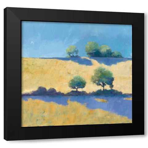 Shadows Black Modern Wood Framed Art Print with Double Matting by Tillmon, Avery