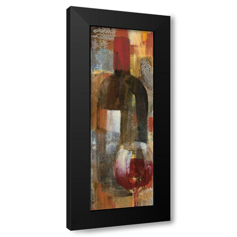 Festa III v2 Black Modern Wood Framed Art Print with Double Matting by Hristova, Albena