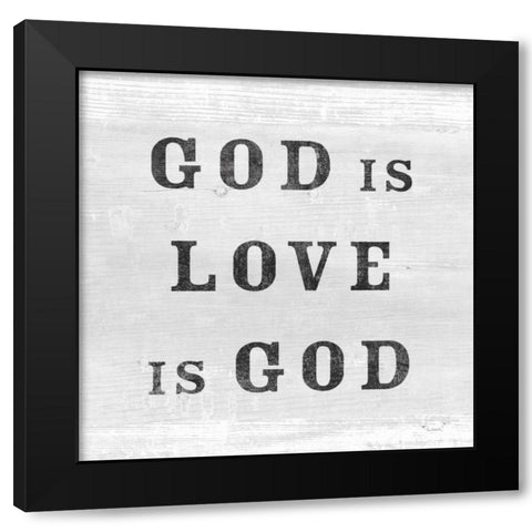 Signs of Faith II Black Modern Wood Framed Art Print by Schlabach, Sue