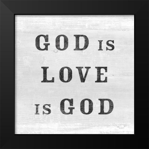 Signs of Faith II Black Modern Wood Framed Art Print by Schlabach, Sue