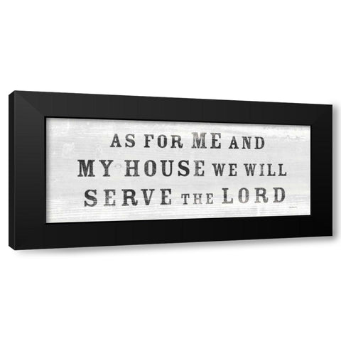 Signs of Faith IV Black Modern Wood Framed Art Print by Schlabach, Sue