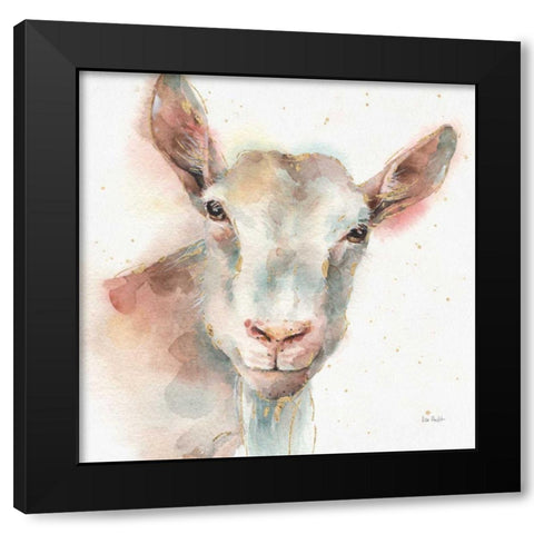 Farm Friends I Black Modern Wood Framed Art Print with Double Matting by Audit, Lisa