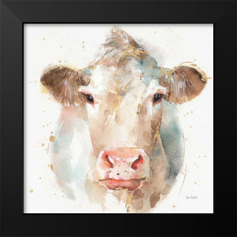 Farm Friends II Black Modern Wood Framed Art Print by Audit, Lisa