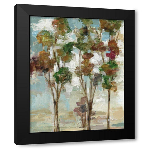Serene Forest II Black Modern Wood Framed Art Print by Vassileva, Silvia