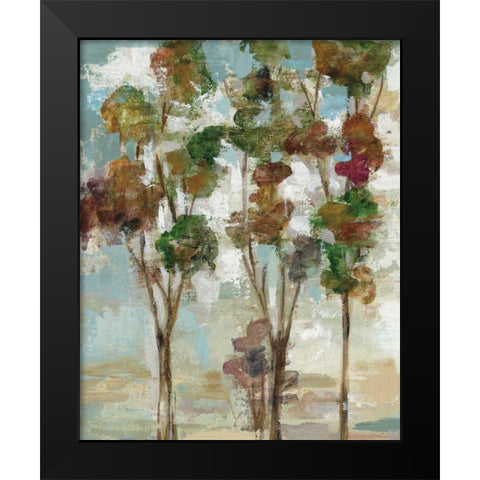Serene Forest II Black Modern Wood Framed Art Print by Vassileva, Silvia