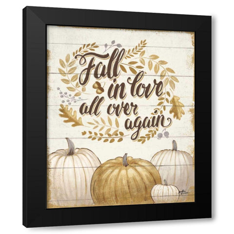 Grateful Season III Black Modern Wood Framed Art Print by Penner, Janelle